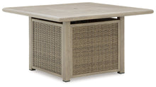 Load image into Gallery viewer, Cliff Trails - Beige - Square Fire Pit Table