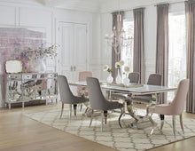 Load image into Gallery viewer, Antoine - Rectangle Glass Top Dining Table Set
