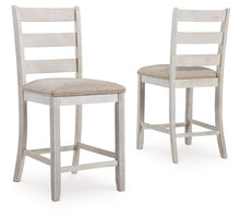Load image into Gallery viewer, Skempton - White - Upholstered Barstool (Set of 2)