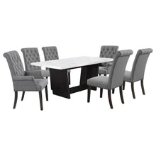Load image into Gallery viewer, Sherry - Rectangular Marble Top Dining Table Set