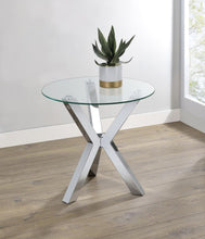 Load image into Gallery viewer, Kenzie - Round Tempered Glass Top Table