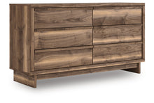 Load image into Gallery viewer, Chirason - Brown - Six Drawer Dresser