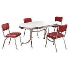 Load image into Gallery viewer, Retro - Oval Dining Table Set