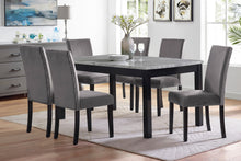 Load image into Gallery viewer, Celeste - 64" Dining Table With 6 Chairs - Gray