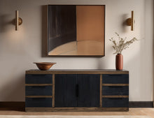 Load image into Gallery viewer, Tuxedo - Console - Satin Black / Brown