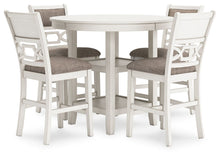 Load image into Gallery viewer, Erinberg - Antique White - Dining Room Counter Table Set (Set of 5)