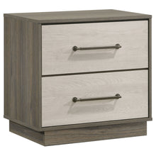 Load image into Gallery viewer, Fenwick - 2-Drawer Nightstand Bedside Table - Gray Oak