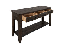 Load image into Gallery viewer, Dark Teak - Sofa Table - Oil Black