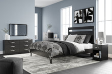 Load image into Gallery viewer, Finch - Black - Six Drawer Dresser