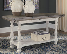 Load image into Gallery viewer, Havalance - Gray / White - Flip Top Sofa Table