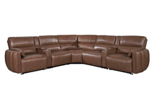 Load image into Gallery viewer, Modesto - Modular Power Reclining Sectional With Power Adjustable Headrests