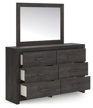 Load image into Gallery viewer, Hollivern - Dark Gray - Dresser And Mirror