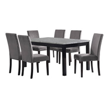 Load image into Gallery viewer, Celeste - 64" Dining Table With 6 Chairs - Gray