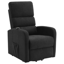 Load image into Gallery viewer, Amsdell - Upholstered Power Lift Recliner With Remote - Black