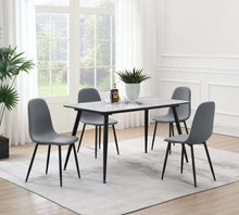 Load image into Gallery viewer, Dennison - 5 Piece Rectangular Dining Table Set - Gray