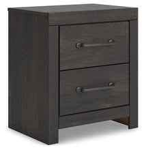 Load image into Gallery viewer, Hollivern - Dark Gray - Two Drawer Night Stand