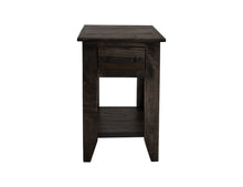Load image into Gallery viewer, Dark Teak - Chairside Table - Oil Black