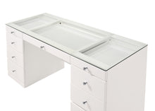 Load image into Gallery viewer, Avery - Vanity Desk With Glass Top