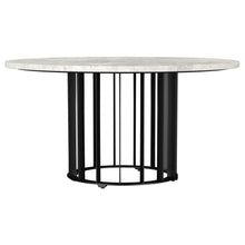 Load image into Gallery viewer, Haven - Round Genuine White Marble Top Table