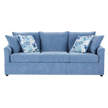 Load image into Gallery viewer, Sylvie - 2 Piece Living Room Set (Sofa & Swivel Chair) - Blue And White Print