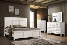 Load image into Gallery viewer, Andover - Western King 4 Piece Bedroom Set (Bed, Dresser, Mirror, Chest) - White