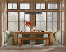Load image into Gallery viewer, Crossings - Rectangular Dining Table With 4 Upholstered Chairs - Brown