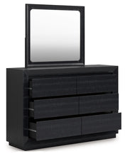 Load image into Gallery viewer, Londer - Black - Dresser And Mirror