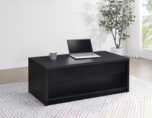 Load image into Gallery viewer, Knapp - Lift Top Cocktail Coffee Table With Dual Drawers - Black