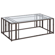 Load image into Gallery viewer, Adri - Rectangular Glass Top Coffee Table