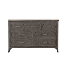 Load image into Gallery viewer, Lisbon - Marble Top Dresser - Gray