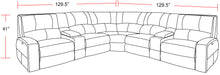 Load image into Gallery viewer, Swift - Power Reclining Sectional