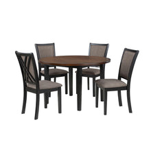 Load image into Gallery viewer, Potomac - 5 Piece Round Dining Set (Table & 4 Chairs) - Brown / Black