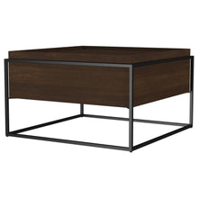 Load image into Gallery viewer, Fulton - Square - Mango Wood Coffee Table - Dark Brown