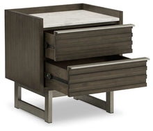 Load image into Gallery viewer, Arkenton - Grayish Brown / White - Two Drawer Night Stand