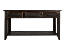 Load image into Gallery viewer, Dark Teak - Sofa Table - Oil Black