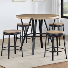Load image into Gallery viewer, Magnolia - 5 Piece Counter Dining Set - Light Brown