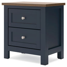 Load image into Gallery viewer, Landocken - Brown / Blue - Two Drawer Night Stand
