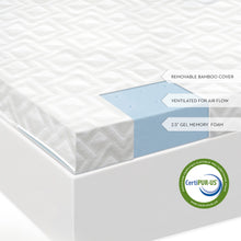 Load image into Gallery viewer, Gel Memory Foam Mattress Topper