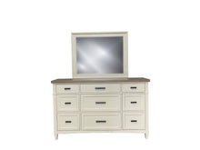 Load image into Gallery viewer, Americana Modern Bedroom - 9 Drawer Dresser And Mirror - Light Brown