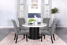 Load image into Gallery viewer, Sherry - Round Marble Top Dining Table Set