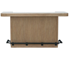 Load image into Gallery viewer, Escape - 78" Dining Bar With Stone Top - Vanilla Bean