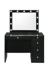 Load image into Gallery viewer, Morgan - Vanity Desk With Glass Top, Led Mirror & Stool