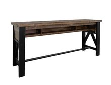 Load image into Gallery viewer, Loft Brown - Counter Height Sofa Table - Two Tone Gray / Brown