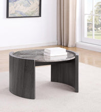 Load image into Gallery viewer, Gladstone - Round Faux Marble Top Table