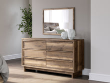 Load image into Gallery viewer, Chirason - Brown - Six Drawer Dresser And Mirror