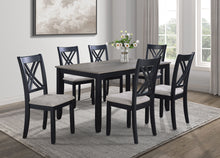 Load image into Gallery viewer, Eloise - 7 Piece Dinette Set - Charcoal / Gray
