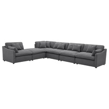 Load image into Gallery viewer, Hobson - Upholstered Modular Sectional Sofa With Ottoman