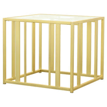 Load image into Gallery viewer, Adri - Rectangular Glass Top Side End Table
