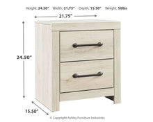 Load image into Gallery viewer, Cambeck - Whitewash - Two Drawer Night Stand