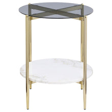 Load image into Gallery viewer, Jonelle - Round Glass Top Table